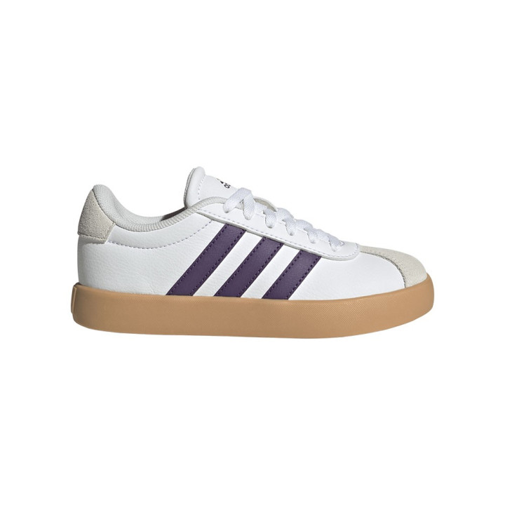 ADIDAS Vl Court 3.0 Gs Bianco Viola - Sneakers Bambina