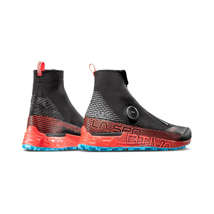 La Sportiva Cyklon Cross GORE-TEX Nero Hibiscus - Scarpe Trail Running Donna