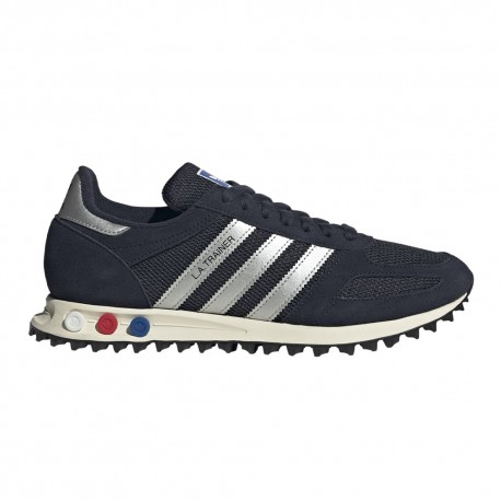 ADIDAS Originals La Trainer Blu Argento - Sneakers Uomo