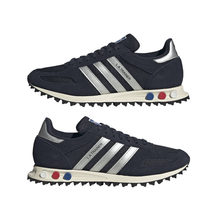 ADIDAS Originals La Trainer Blu Argento - Sneakers Uomo
