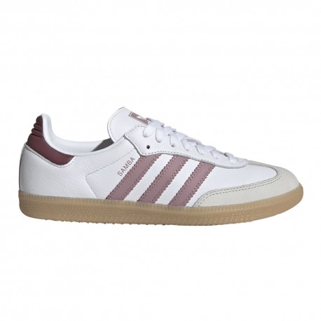 ADIDAS Originals Samba Lea Bianco Rosa - Sneakers Donna