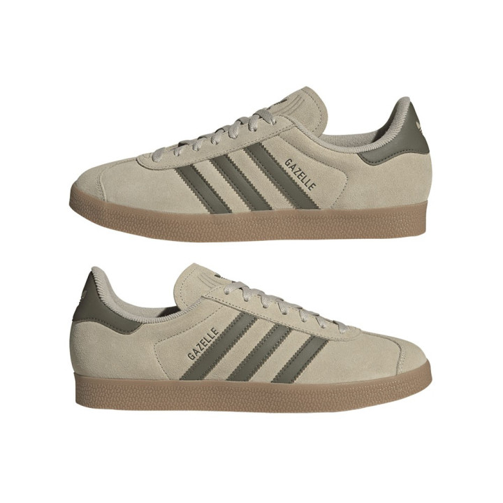 ADIDAS Originals Gazelle Indoor Beige Oliva - Sneakers Uomo