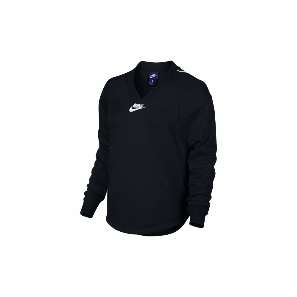 nike felpa donne nero