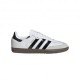ADIDAS Originals Samba Gs Bianco Nero Lucido - Sneakers Bambino