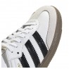 ADIDAS Originals Samba Gs Bianco Nero Lucido - Sneakers Bambino