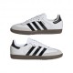 ADIDAS Originals Samba Gs Bianco Nero Lucido - Sneakers Bambino