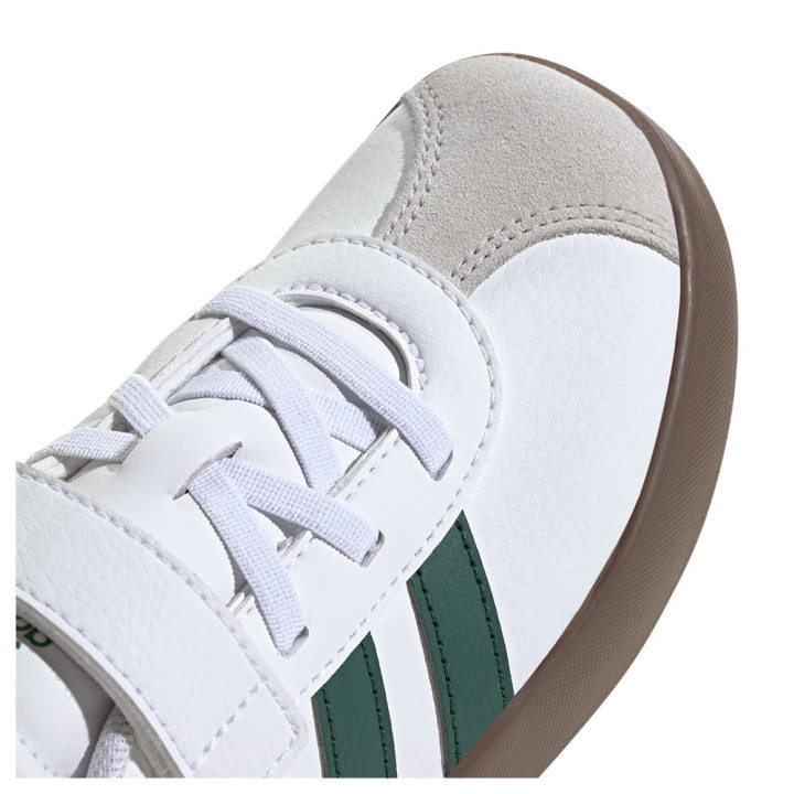 ADIDAS Vl Court 3.0 Ps Bianco Verde - Sneakers Bambino