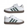 ADIDAS Vl Court 3.0 Ps Bianco Verde - Sneakers Bambino