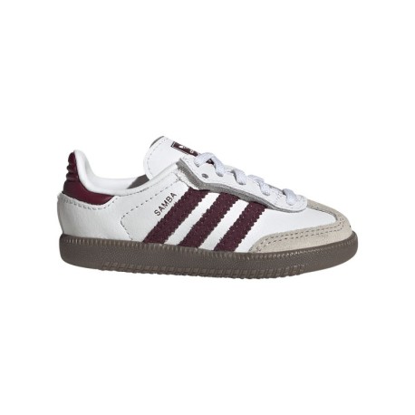 ADIDAS Originals Samba Td Bianco Bordo' - Sneakers Bambino