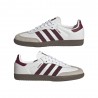 ADIDAS Originals Samba Gs Bianco Bordo' - Sneakers Bambino