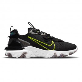 Nike React Vision Nero Volt - Sneakers Uomo