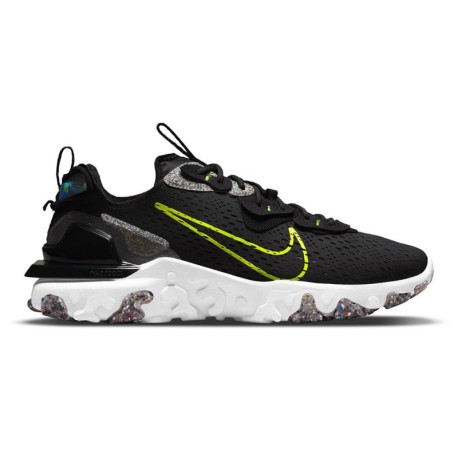 Nike React Vision Nero Volt - Sneakers Uomo