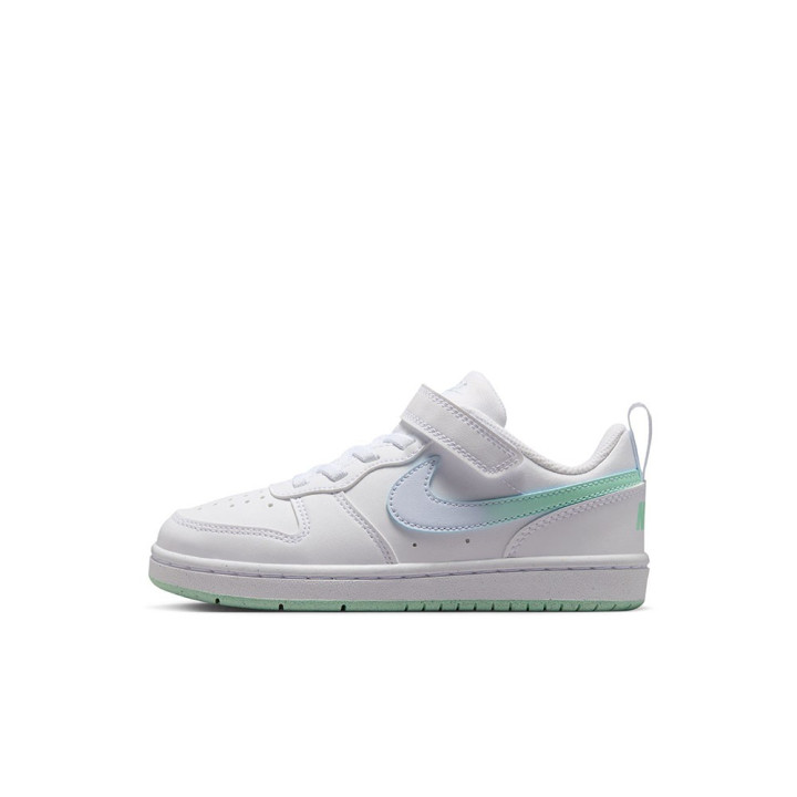 Nike Court Borough Low Ps Bianco Verde - Sneakers Bambino