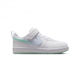 Nike Court Borough Low Ps Bianco Verde - Sneakers Bambino