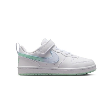Nike Court Borough Low Ps Bianco Verde - Sneakers Bambino