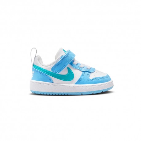 Nike Court Borough Low Td Bianco Blu - Sneakers Bambino