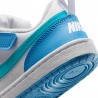 Nike Court Borough Low Ps Bianco Azzurro Blu - Sneakers Bambino