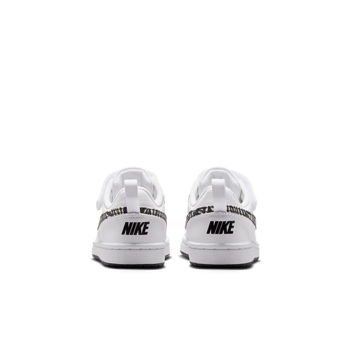 Nike Court Borough Low Recraft Ps Bianco Maculato - Sneakers Bambina