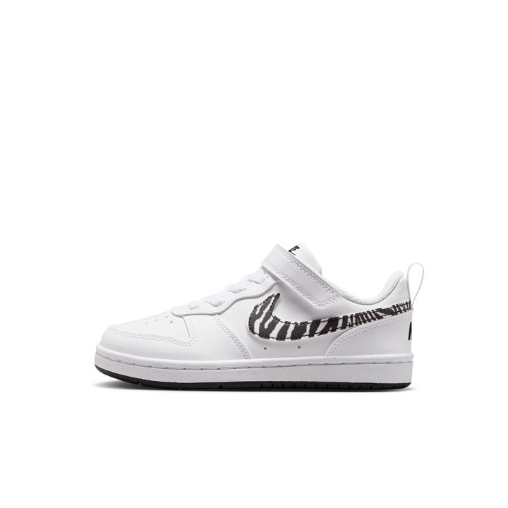 Nike Court Borough Low Recraft Ps Bianco Maculato - Sneakers Bambina