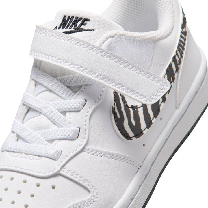 Nike Court Borough Low Recraft Ps Bianco Maculato - Sneakers Bambina