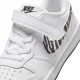 Nike Court Borough Low Recraft Ps Bianco Maculato - Sneakers Bambina
