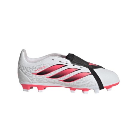 ADIDAS Predator Club Ft Fg Mg Bianco Rosso - Scarpe Da Calcio Bambino