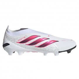 ADIDAS Predator League Ll Fg Bianco Rosso - Scarpe Da Calcio Uomo