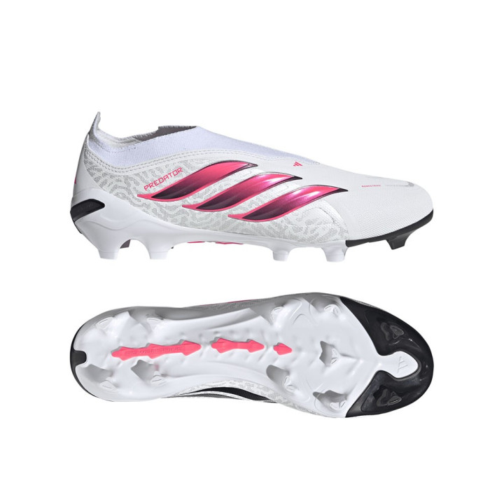 ADIDAS Predator League Ll Fg Bianco Rosso - Scarpe Da Calcio Uomo