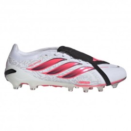 ADIDAS Predator Pro Ft Ag Bianco Rosso - Scarpe Da Calcio Uomo