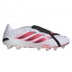 ADIDAS Predator Pro Ft Ag Bianco Rosso - Scarpe Da Calcio Uomo