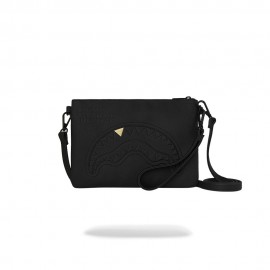 Sprayground Borsa Clutch Out Embossed Tooth Nero