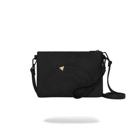 Sprayground Borsa Clutch Out Embossed Tooth Nero