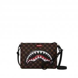 Sprayground Borsa Clutch Sharks In Paris Brown