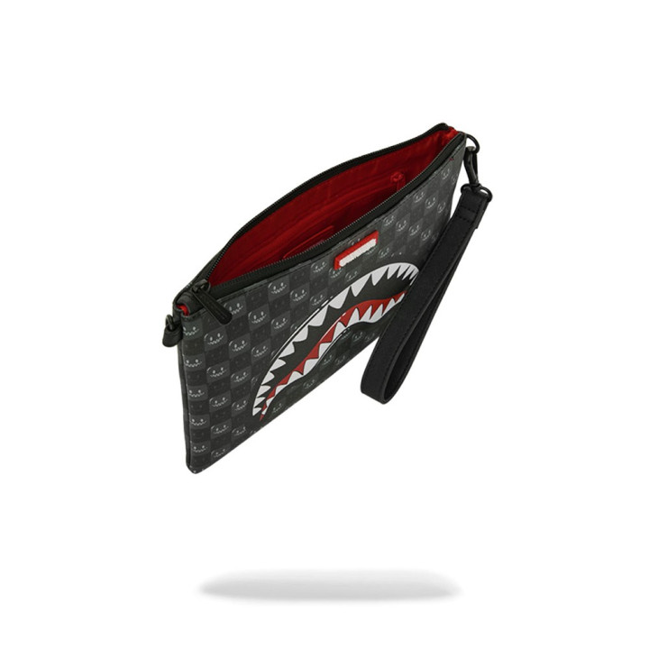 Sprayground Borsa Clutch Sharks In Paris Nero