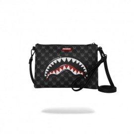 Sprayground Borsa Clutch Sharks In Paris Nero