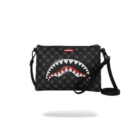 Sprayground Borsa Clutch Sharks In Paris Nero
