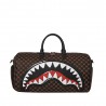 Sprayground Borsa Duffle Sharks In Paris Bubble Check Brown