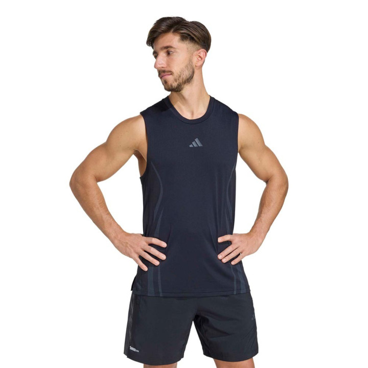 ADIDAS Maglietta Palestra S Maniche Airchill Nero Uomo