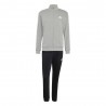 ADIDAS Tuta Sportiva Full Zip S Cappuccio Grigio Uomo