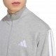 ADIDAS Tuta Sportiva Full Zip S Cappuccio Grigio Uomo