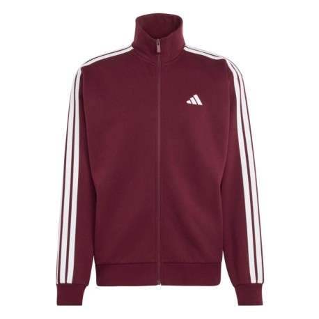 ADIDAS Tuta Sportiva Full Zip Tristripe Bordeaux Uomo