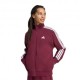 ADIDAS Tuta Sportiva Full Zip Tristripe Bordeaux Uomo