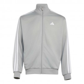 ADIDAS Tuta Sportiva Full Zip Tristripe Grigio Uomo