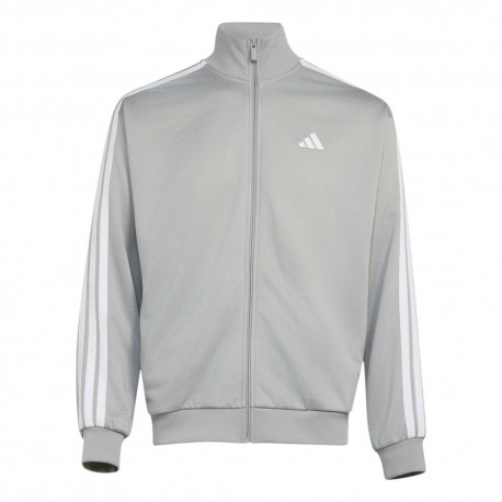 ADIDAS Tuta Sportiva Full Zip Tristripe Grigio Uomo