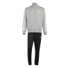 ADIDAS Tuta Sportiva Full Zip Tristripe Grigio Uomo
