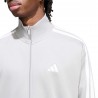 ADIDAS Tuta Sportiva Full Zip Tristripe Grigio Uomo