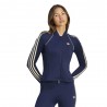 ADIDAS Originals Superstar Felpa Palestra Full Zip Blu Donna
