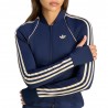 ADIDAS Originals Superstar Felpa Palestra Full Zip Blu Donna
