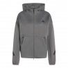 ADIDAS Z.N.E Felpa Palestra Full Zip Grigio Donna