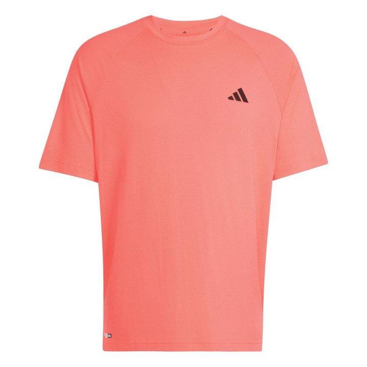 ADIDAS Maglietta Palestra Logo Piccolo Fuxia Uomo